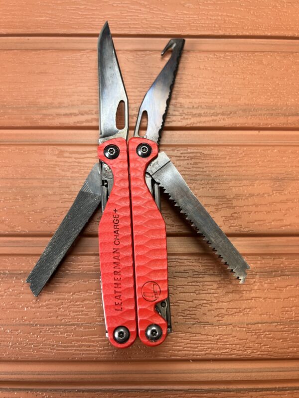 Modified Leatherman G10 - Red - Blued