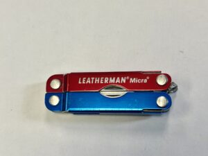 Leatherman Micra - Red and Blue (1)